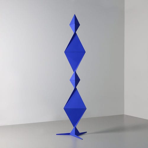 Scultura in acciaio - Arizona Needle - TOM FAULKNER - in corten / da appoggio / blu