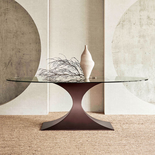 Tavolo da pranzo contemporaneo - Capricorn - TOM FAULKNER - in legno / in vetro / in marmo