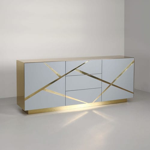 Credenza contemporanea - Odessa - TOM FAULKNER - impiallacciata in legno / in acero / con ante battenti