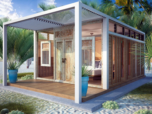 Casa tipo bungalow - 20M2 - Teck Time - bioclimatica / contemporanea / con terrazza