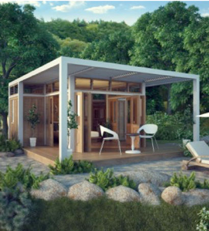 Casa tipo bungalow - 35M2 - Teck Time - bioclimatica / contemporanea / con terrazza