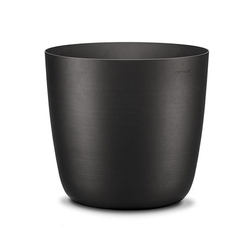 Vaso da giardino in metallo - CARMEN - metallico - rotondo / in altezza