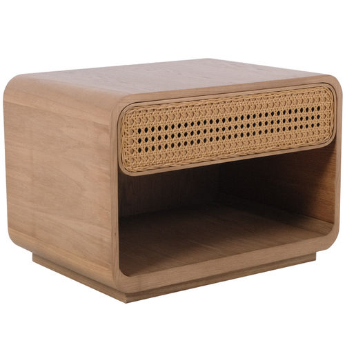 Comodino contemporaneo - SCARLETT - Ezeis - in legno / con supporto in legno / rettangolare