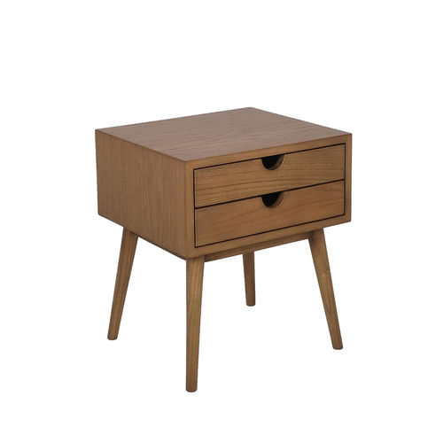Tavolo d'appoggio contemporaneo - LUCY - Ezeis - in legno / con supporto in legno / rettangolare