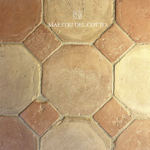Piastrella esagonale in terracotta - COTTO MULTICOLOR VISSUTO - MAESTRI DEL COTTO - da interno / da pavimento / rustica