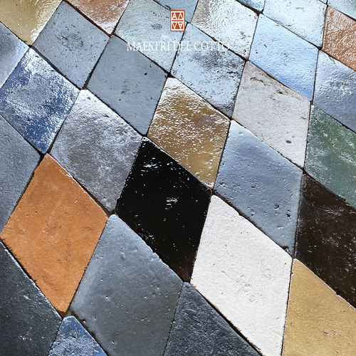 Piastrella in terracotta - COTTO SMALTATO MINERALE - MAESTRI DEL COTTO - smaltata / da interno / da bagno