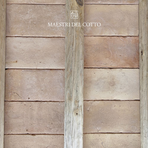 Tavella in terracotta - COTTO CHIARO UMBRO VISSUTO - MAESTRI DEL COTTO - fatta a mano