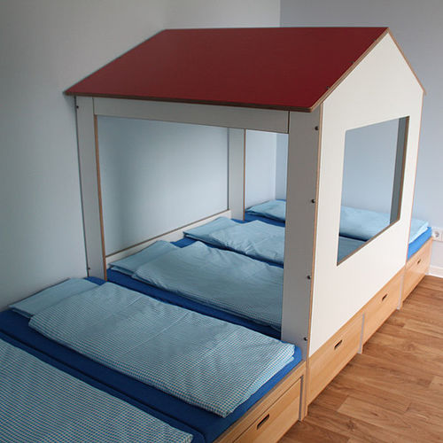 Letto a soppalco - SLEEPING PODEST - DE BREUYN - singolo / contemporaneo / per bambini