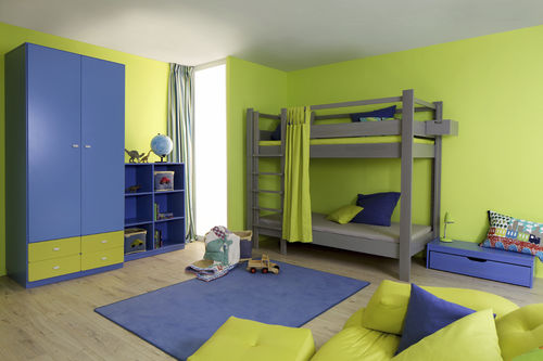 Cameretta blu per bambini - DEBE.DESTYLE : KIDS ROOM 06 - DE BREUYN - verde / unisex