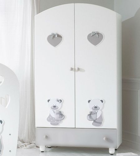 Armadio contemporaneo - BON BON - Baby Expert - in legno / con ante battenti / per bambini