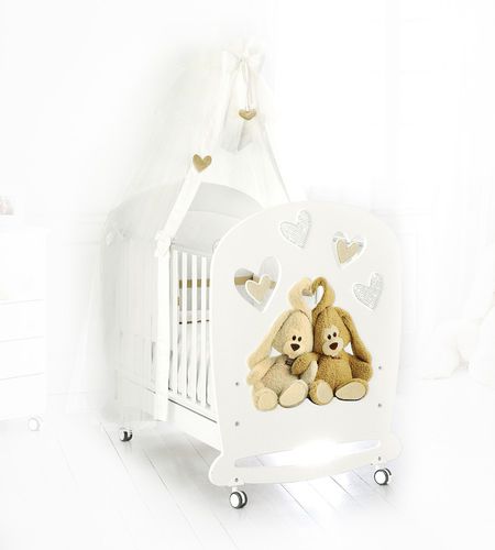 Letto per neonato contemporaneo - CREMINO LUX - Baby Expert - con rotelle / in legno