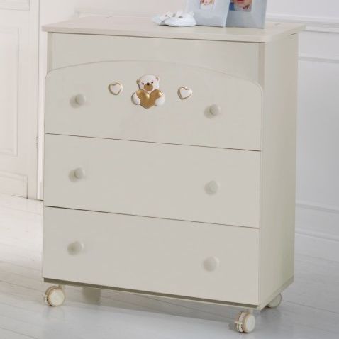Cassettone contemporaneo - GUSTAVO - Baby Expert - in legno / per bambini / con rotelle