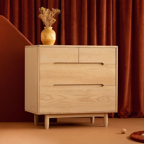 Cassettone contemporaneo - Pure - Nobodinoz - in rovere / in legno massiccio / in MDF