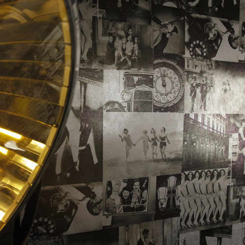 Rivestimento murale per interni - TWENTIES - MISSIA - in poliestere / in PVC / con motivo stampato