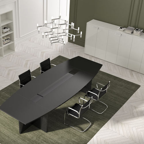 Tavolo da riunione contemporaneo - SLIM  - PROF - in legno / in laminato / rettangolare