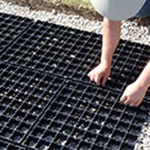 Geogriglia di consolidamento - GEOBLOCK® - Presto Geosystems - per stabilizzazione dei terreni / rivestimento stradale