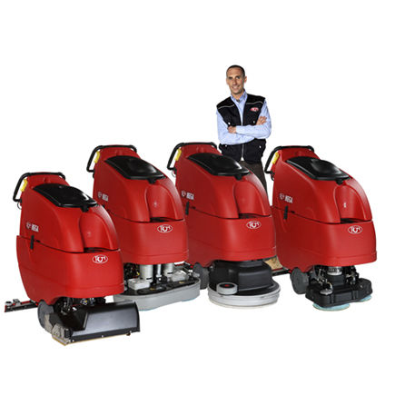 Pulitrice con guida da terra - MEGA I - RCM - a batteria