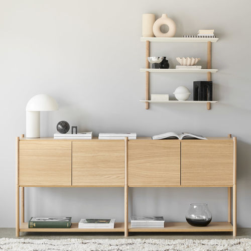 Credenza contemporanea - SCEENE  - Gejst - in rovere / con ripiano / modulabile