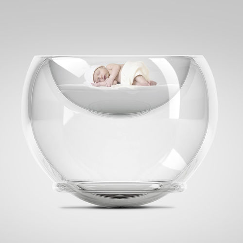 Culla a bascula - BUBBLE - bubble baby bed - in tessuto / in plastica / unisex