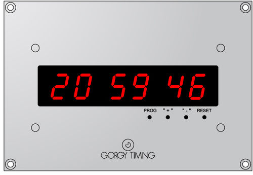 Orologio contemporaneo - LEDI® 2S NTP - Gorgy Timing - da incasso a muro / digitale / per ufficio
