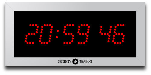Orologio contemporaneo - LEDI® 5.S - Gorgy Timing - a muro / digitale / in alluminio