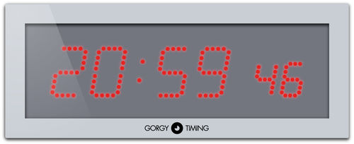 Orologio contemporaneo - LEDI® 7.S - Gorgy Timing - a muro / digitale / in alluminio