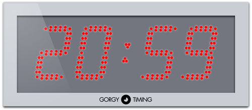 Orologio contemporaneo - LEDI® 12 - Gorgy Timing - a muro / digitale / in alluminio