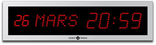 Orologio contemporaneo - LEDICA® 7.M - Gorgy Timing - a muro / digitale / in alluminio