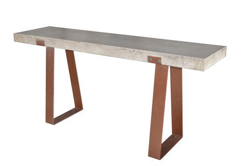 Consolle design industriale - VAULT - greenstone co ltd - in metallo / in calcestruzzo / rettangolare