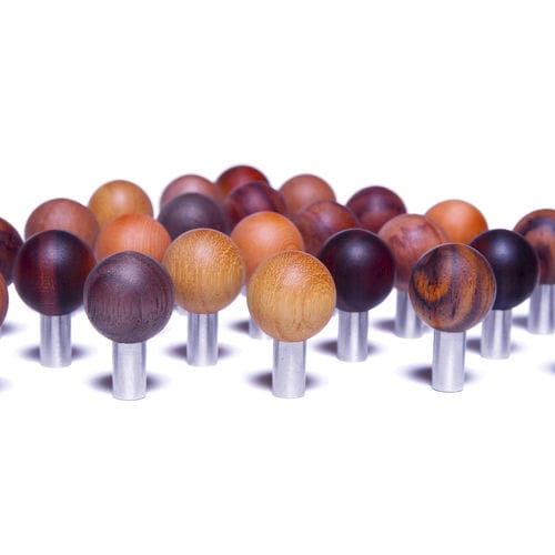 Pomello per porta contemporaneo - NATURAL - Tantalus Design Inc. - in acciaio inossidabile