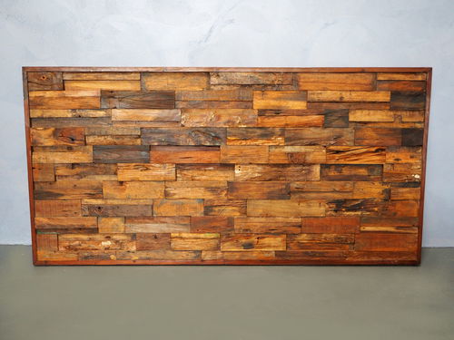 Testiera per letto matrimoniale - CAPÇAL1 - ARRELART - design originale / in teak / su misura