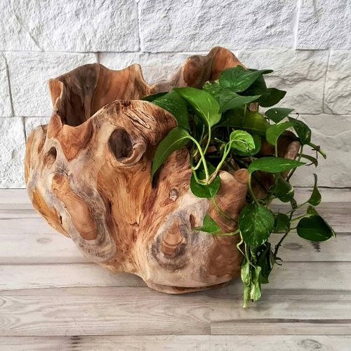 Vaso da giardino in teak - ANOUK - ARRELART - per uso residenziale / per hotel