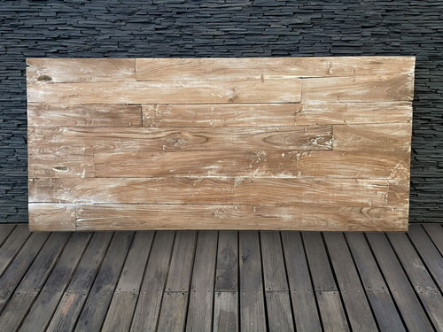 Testiera per letto matrimoniale - VERONA - ARRELART - contemporanea / in teak / incolore