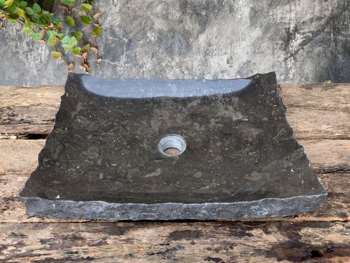 Lavabo da appoggio - LUANDA - ARRELART - in marmo / personalizzabile / su misura