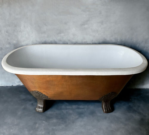 Vasca da bagno ovale - LUXIA - ARRELART - da appoggio / per ambiente abitativo / in rame