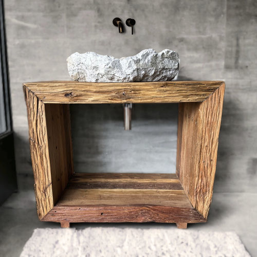 Mobile da bagno contemporaneo - MOBANY12 - ARRELART - per uso residenziale / per hotel / in teak