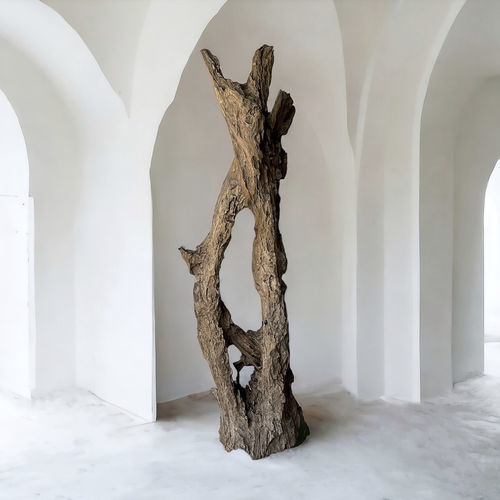 Scultura in teak - NASSAU - ARRELART - da esterno / a pavimento / per hotel