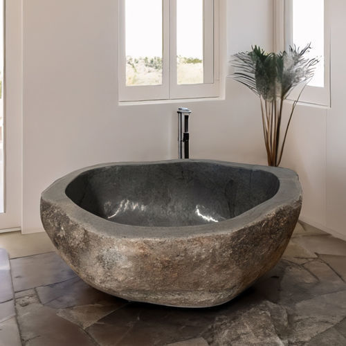 Vasca da bagno da appoggio - BANY5 - ARRELART - per ambiente abitativo / in pietra naturale / contemporanea