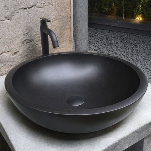 Lavabo da appoggio - TURKANA - ARRELART - in pietra naturale / personalizzabile / su misura