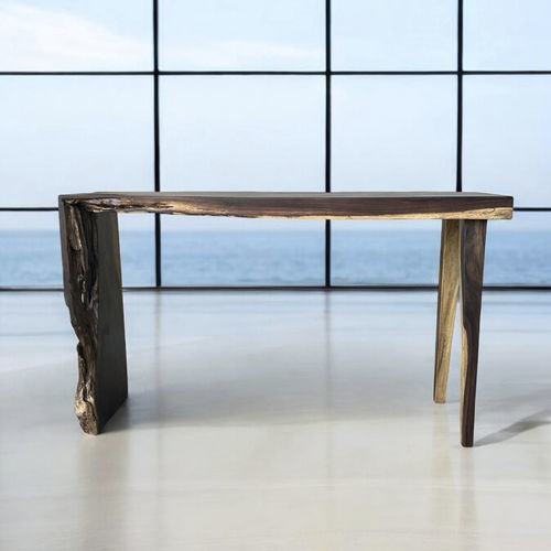 Consolle contemporanea - VERBIER - ARRELART - in legno massiccio / con supporto in legno massiccio / rettangolare