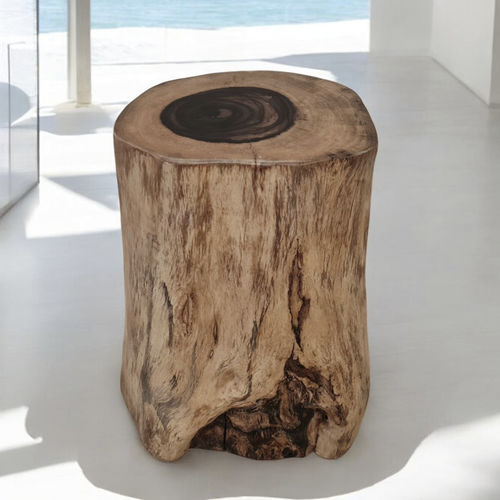 Sgabello design organico - KORANA - ARRELART - in legno / con supporto in legno / personalizzabile