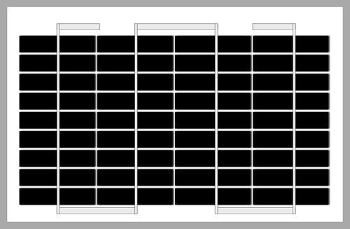 Pannello fotovoltaico monocristallino - SI-ESF-M-NE-M-5W - Solar Innova Green Technology - in vetro antiriflesso / autopulente