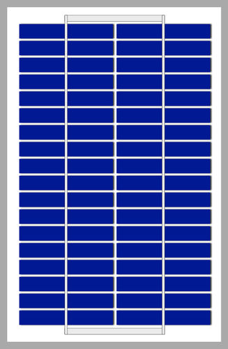 Pannello fotovoltaico in silicio policristallino - SI-ESF-M-NE-P-5W - Solar Innova Green Technology - in vetro antiriflesso / autopulente