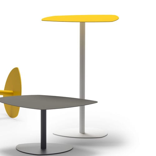 Tavolo alto design originale - by Nicola Cacco - ARTE & D SRL - in acciaio verniciato / per hotel / per ufficio