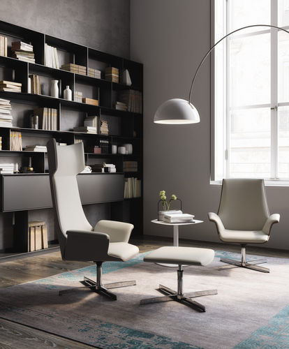 Poltrona contemporanea - MAXIMA - ARTE & D SRL - in ecopelle / in pelle / in tessuto