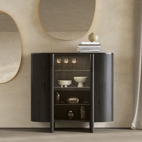 Credenza contemporanea - Dusk - Nature Design - in rovere / in legno massiccio / in noce americano