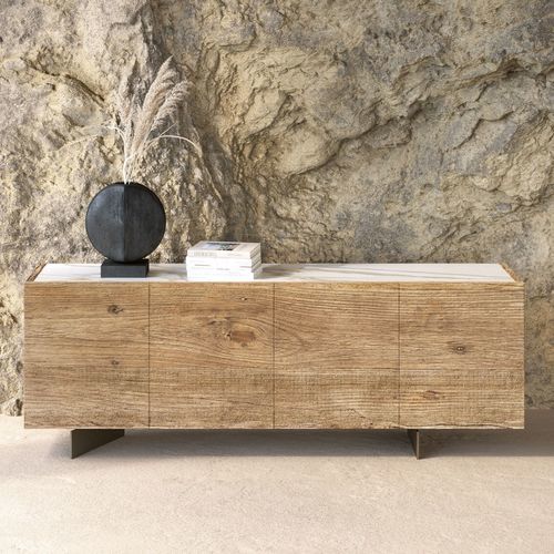 Credenza contemporanea - Geode - Nature Design - in rovere / in legno massiccio / in quercia naturale