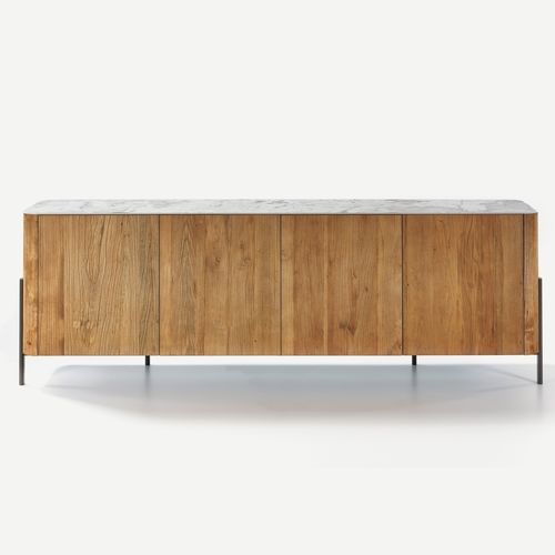 Credenza contemporanea - Shell - Nature Design - in rovere / in noce americano / in quercia naturale