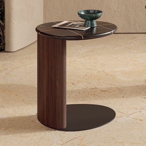 Tavolo d'appoggio contemporaneo - Drop - Nature Design - in vetro / in ceramica / in marmo