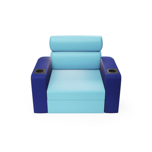 Poltrona per cinema in tessuto - DORY - FERCO SEATING SYSTEMS M SDN BHD - in pelle / contract / rossa